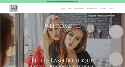 Desktop Screenshot of littlelashboutique.com